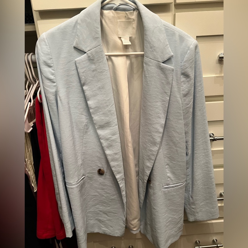 H&M Sky Blue Women's Blazer